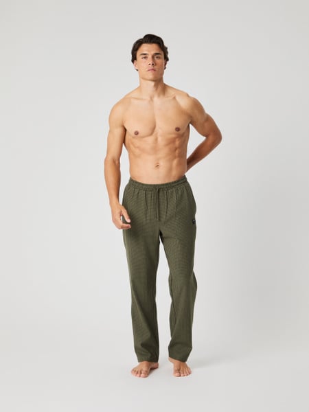 Björn Borg Core Flannel Pyjama Pants Grøn, XS