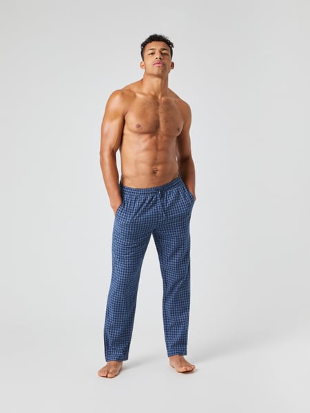 Björn Borg Core Flannel Pyjama Pants Blå, M