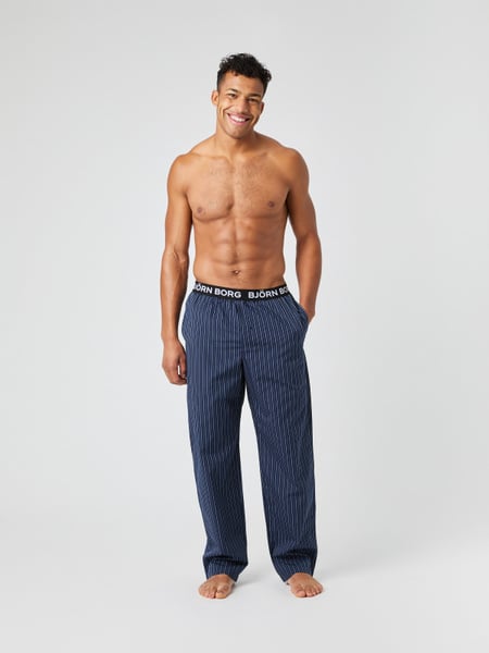 Björn Borg Core Woven Logo Pyjama Pants Blå, S