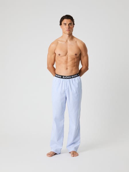 Björn Borg Core Woven Logo Pyjama Pants Blå, L