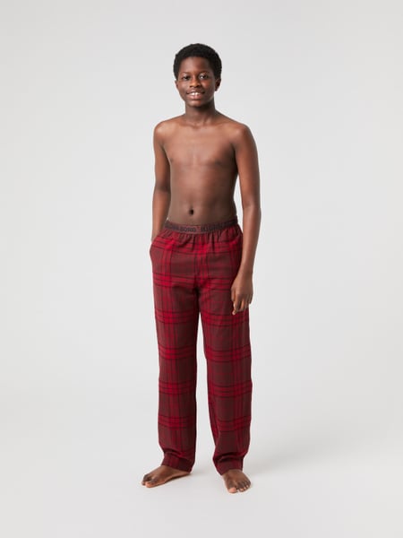 Björn Borg Core Flannel Pyjama Pants Rød, 146-152