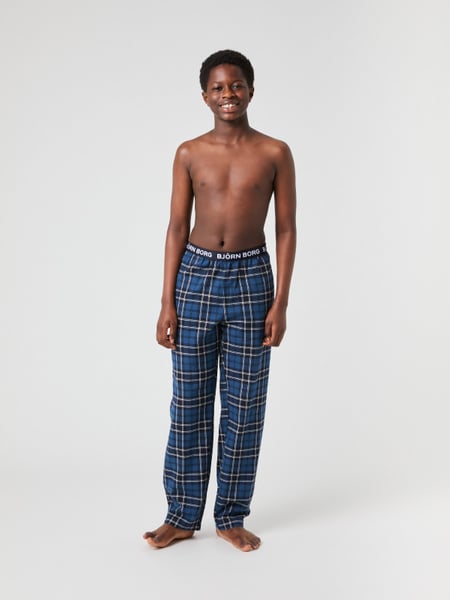 Björn Borg Core Flannel Pyjama Pants Blå, 170