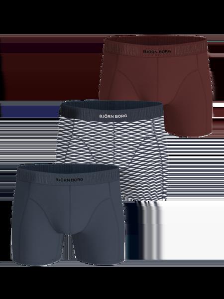 Björn Borg Organic Cotton Stretch Boxers 3-pack Multi, S