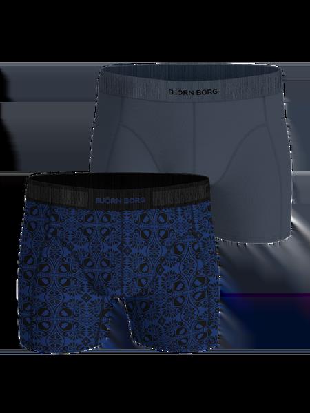 Björn Borg Organic Cotton Stretch Boxers 2-pack Blå, XXL