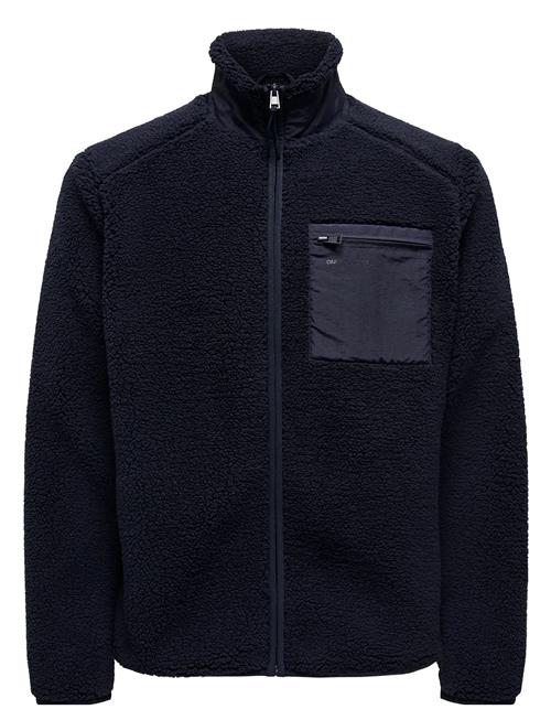 Onsdallas Life Sherpa Jacket Otw Vd ONLY & SONS Navy