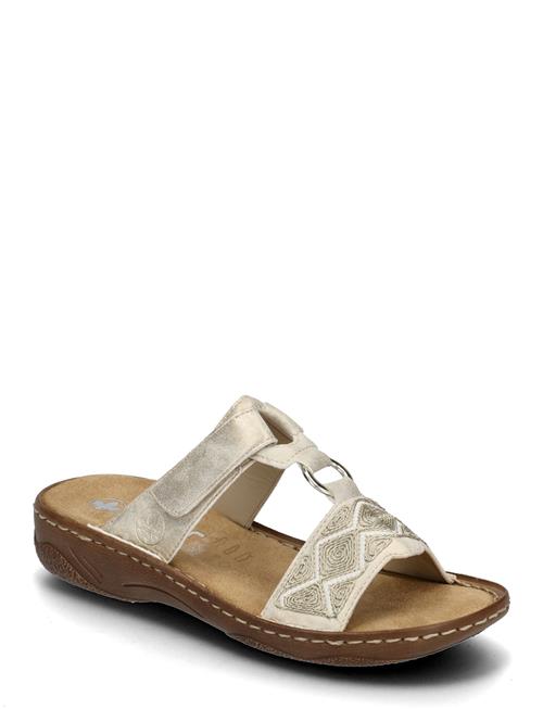 Se Rieker Ladies' Sandals V2864-60 Beige Rieker Beige ved Booztlet