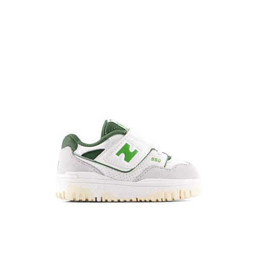 New Balance 550 Kids Bungee Lace With Hook & Loop Top Strap Sneakers Sea Salt  Sea Salt 26 EU    26 EU  mand