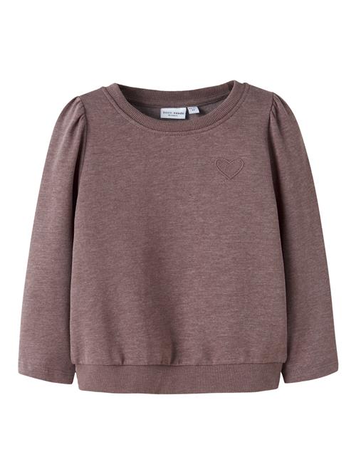 NAME IT Sweatshirt Vima Peppercorn Heart Embroidery