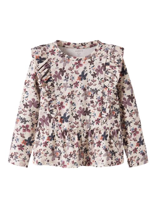 NAME IT Peplum Bluse Naline Peyote Melange