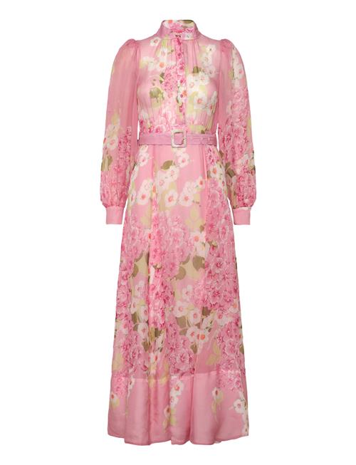 Organza Belt Dress By Ti Mo Pink