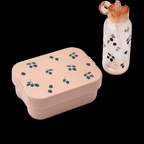 Liewood Chelsey Madpakkesæt Med Tryk Berry Pale Tuscany  Berry Pale Tuscany One Size  Lyserød  One Size 3+ Years unisex