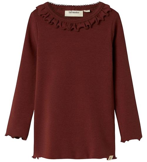 Lil Atelier Bluse - NmfGayo - Hot Chocolate
