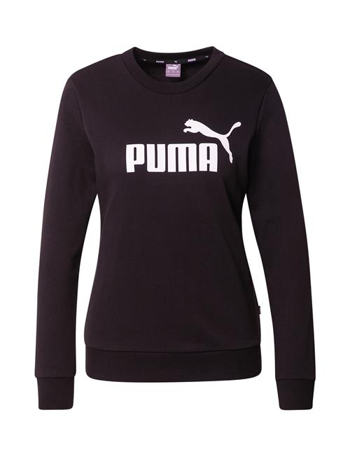 PUMA Sportsweatshirt  sort / hvid