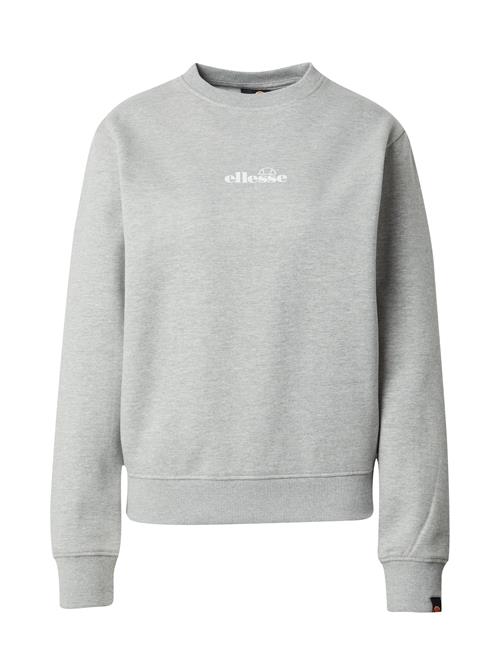 ELLESSE Sweatshirt 'Svetlana'  grå-meleret / hvid