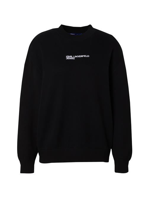 KARL LAGERFELD JEANS Pullover  sort / hvid