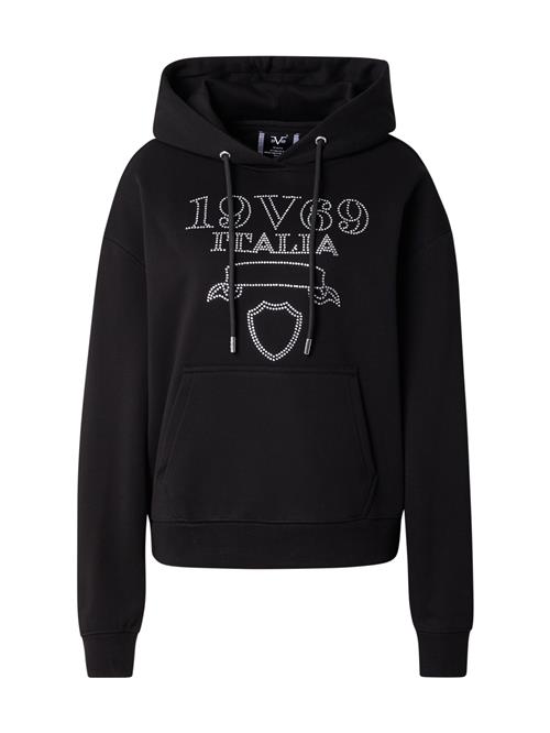 19V69 ITALIA Sweatshirt 'Felicia'  sort / sølv