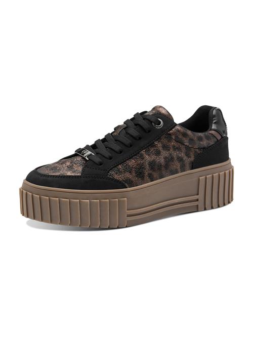 MARCO TOZZI Sneaker low  brun / sort