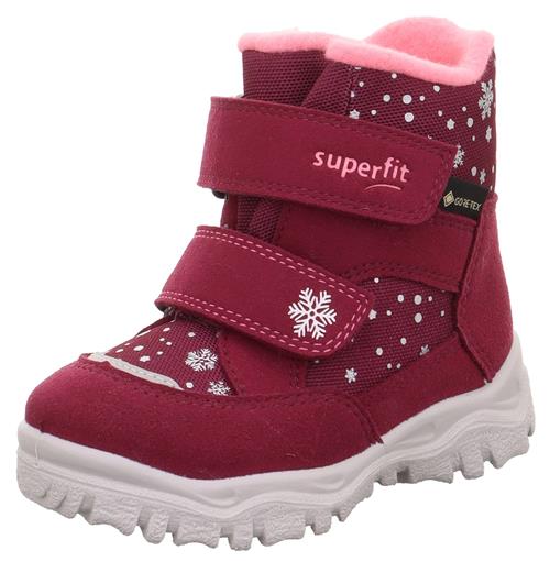 SUPERFIT Snowboots 'Husky 1'  carminrød / hvid