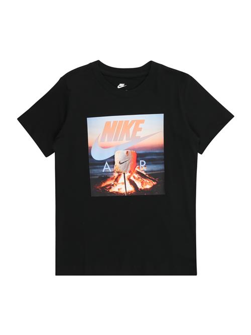 Nike Sportswear Shirts  lyseblå / orange / sort / hvid