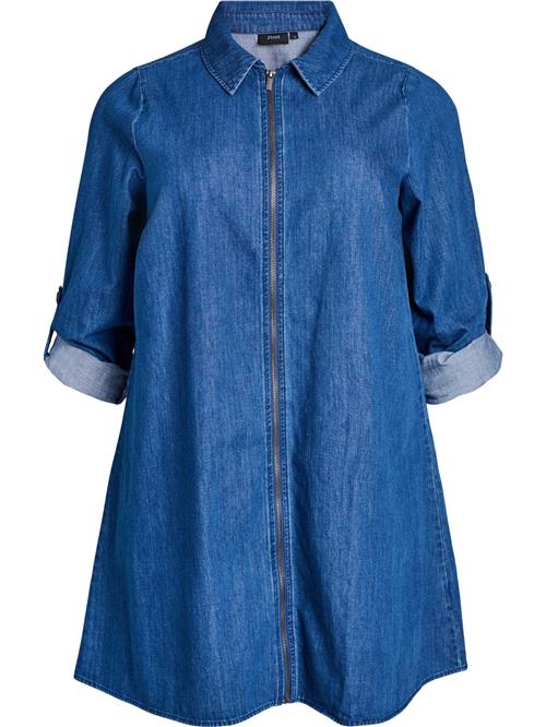 Se Zizzi Blusekjole 'VGRO'  blue denim ved About You