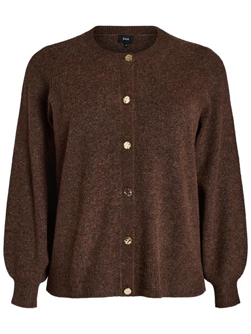 Zizzi Cardigan 'CAVISTA'  brun
