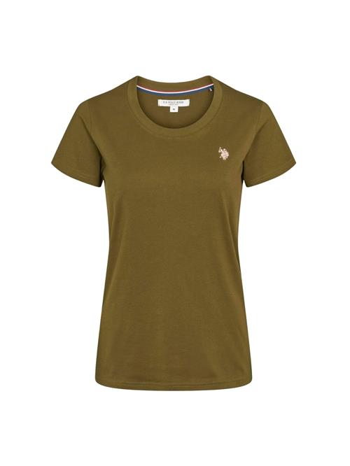 U.S. POLO ASSN. Shirts 'Amy'  oliven / hvid
