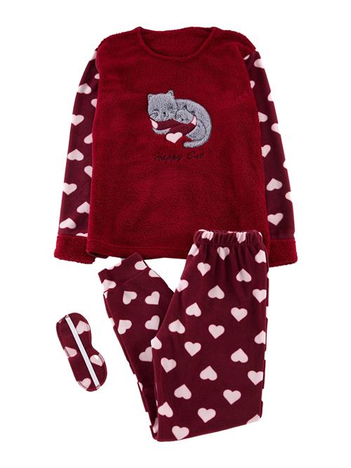 Trendyol Pyjamas  grenadine / rubinrød / hvid