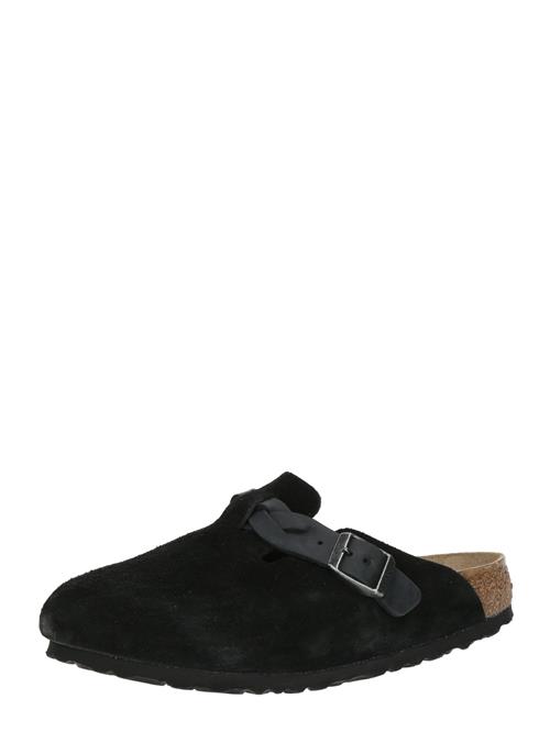 BIRKENSTOCK Træsko 'Boston Braided'  sort