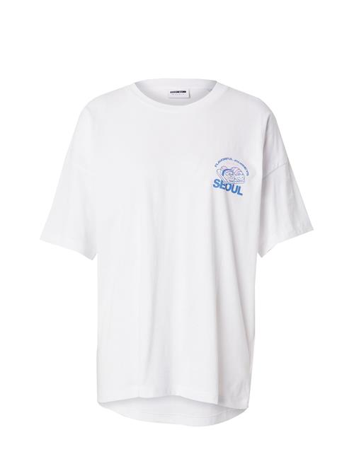 Noisy may Oversized bluse 'NMIDA RAMEN'  blå / lyserød / hvid