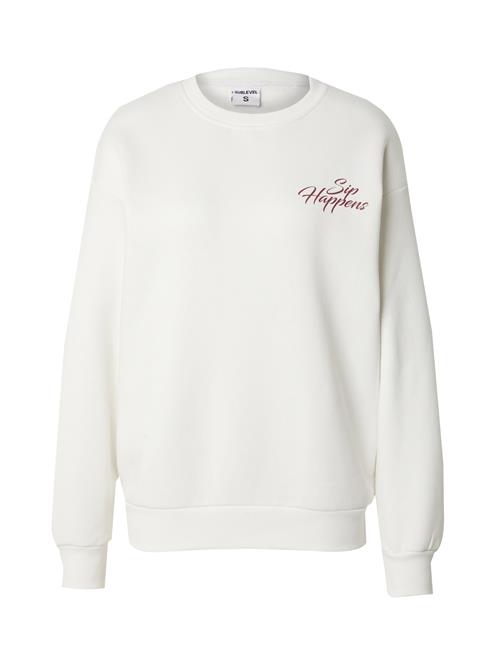 Sublevel Sweatshirt  burgunder / hvid