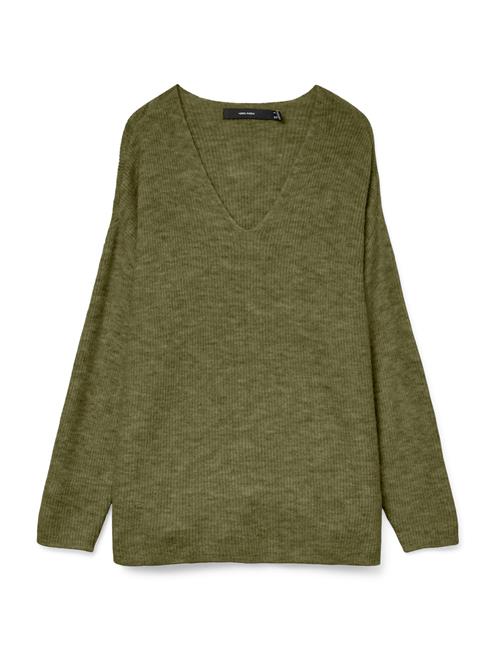 VERO MODA Pullover 'VMLefile'  grøn-meleret