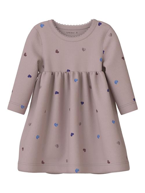 NAME IT Kjole 'NBFNUTTI'  blå / navy / brun / lysviolet