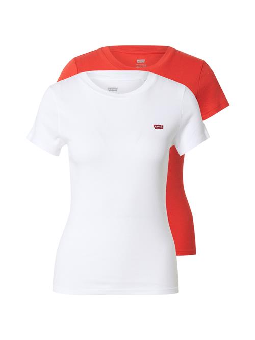 Se LEVI'S ® Shirts 'ESSENTIAL'  rød / hvid ved About You