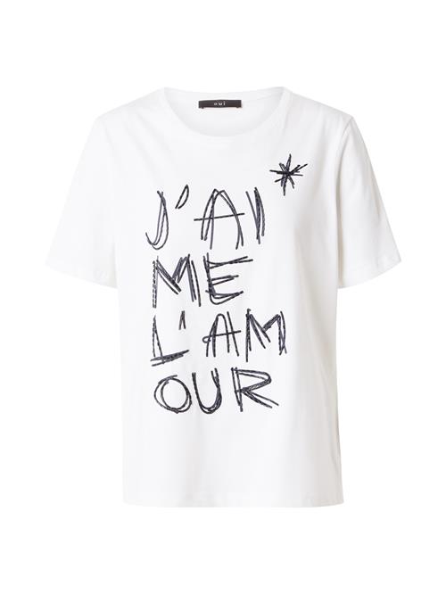 OUI Shirts  navy / hvid