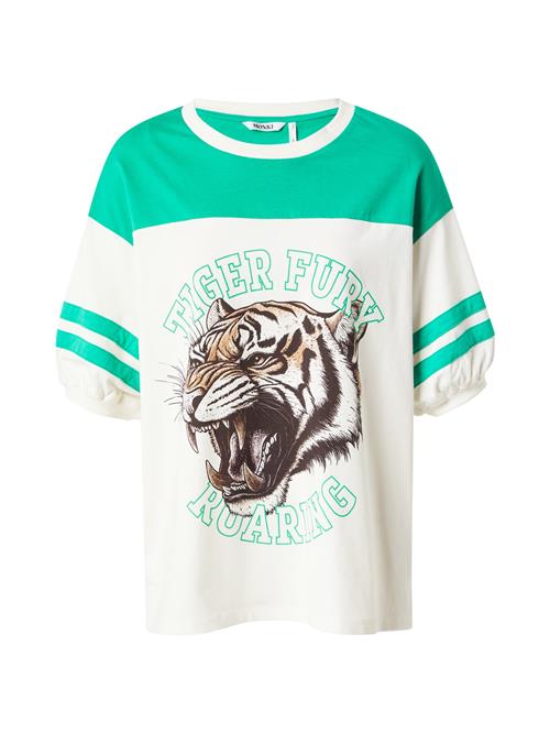 Se Monki Shirts 'Mira'  grøn / sort / hvid ved About You