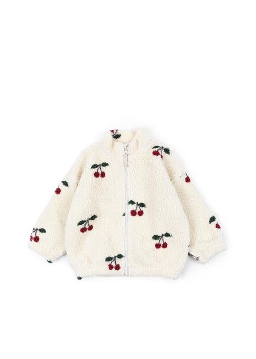 Konges Sløjd Jody Pile-jakke Ma Grande Cerise  Jody Teddy Jacket Grs Ma Grande Cerise 3 Y Fleece Hvid  3 år  kvinde