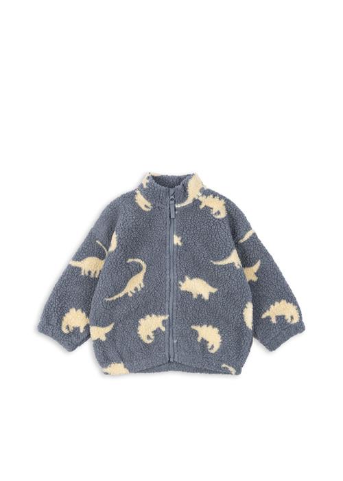 Konges Sløjd Jody Pile-jakke Dino Mist  Jody Teddy Jacket Grs Dino Mist 18 months Fleece Grå  18 måneder  mand