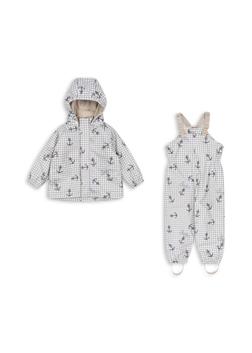 Konges Sløjd Rainy Palme Set Sailor Check Rainy Palme Set Sailor Check 18 months  Blå  18 måneder  mand