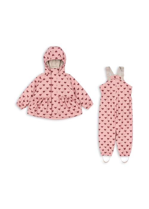 Konges Sløjd Rainy Palme Regnsæt Amour Pink  Rainy Palme Set Girl Amour Pink 2 Y  Lyserød  2 år  kvinde