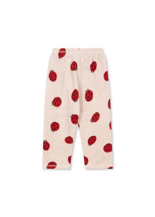 Konges Sløjd Tavi Fleece Pants Grs Ladybug Tavi Fleece Pants Grs Ladybug 12 months Fleece Hvid  12 måneder  kvinde