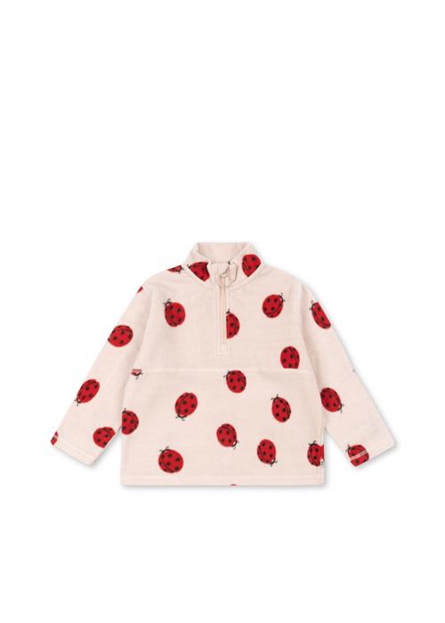 Konges Sløjd Tavi Fleece-sweatshirt Ladybug  Tavi Fleece Sweatshirt Grs Ladybug 5-6 Y Fleece Hvid  5-6 år  kvinde