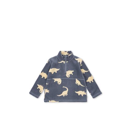 Konges Sløjd Tavi Fleece-sweatshirt Dino Mist  Tavi Fleece Sweatshirt Grs Dino Mist 4 Y Fleece Grå  4 år  mand