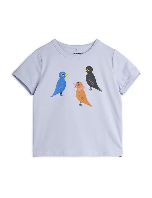 Mini Rodini GOTS Birds Sp Kortærmet T-shirt Purple  80/86 cm    80/86 cm  Unisex