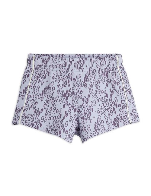 Mini Rodini GOTS Mini Leopard Aop Sweatshorts Purple  104/110 cm    104/110 cm  Unisex