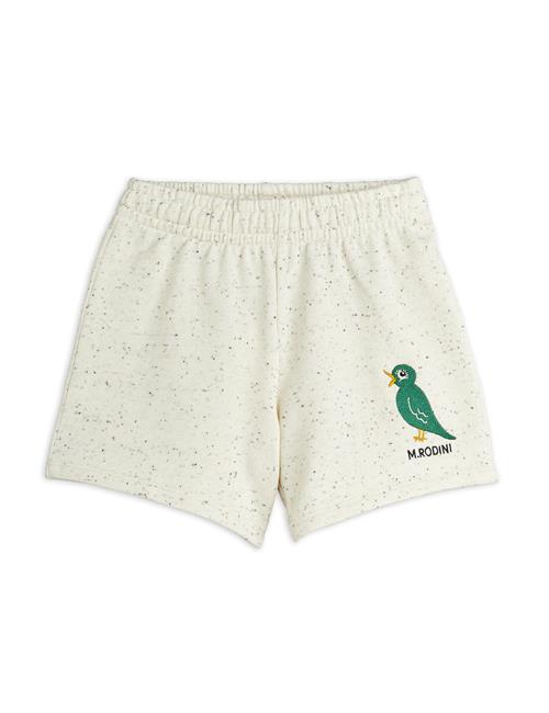 Mini Rodini GOTS Bird Emb Sweatshorts Offwhite  140/146 cm    140/146 cm  Unisex