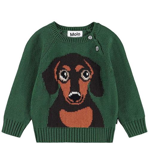 Molo Bluse - Strik - Uld/Bomuld - Dachs Puppy