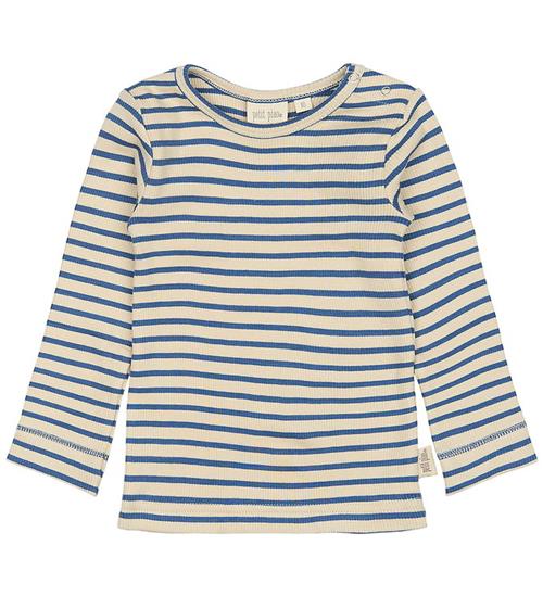 Petit Piao Bluse - Rib - Modal - True Navy/Off White