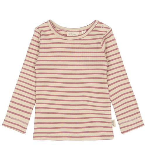 Petit Piao Bluse - Rib - Modal - Nostalgic Rose/Off White