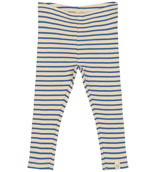 Petit Piao Leggings - Rib - Modal - True Navy/Off White