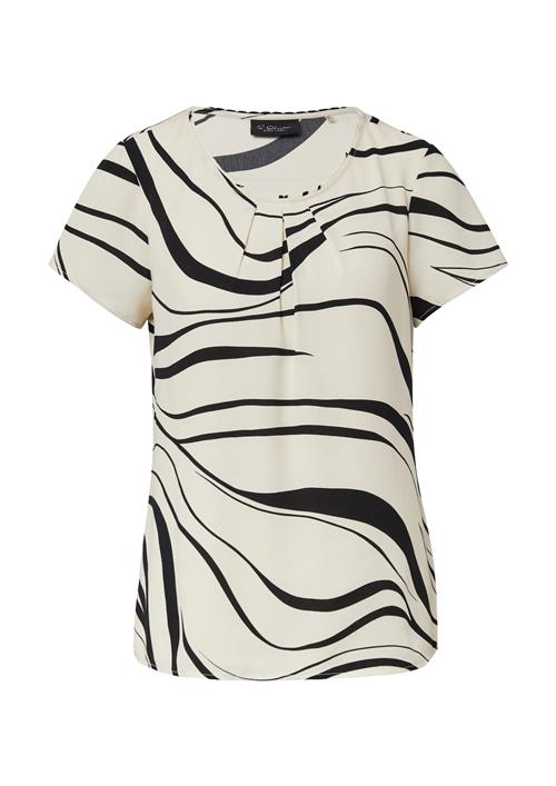 s.Oliver BLACK LABEL Bluse  lysebeige / sort